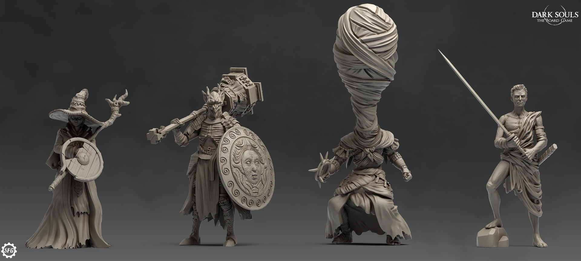 Artstation Darksouls The Board Game 32mm Invaders Summons