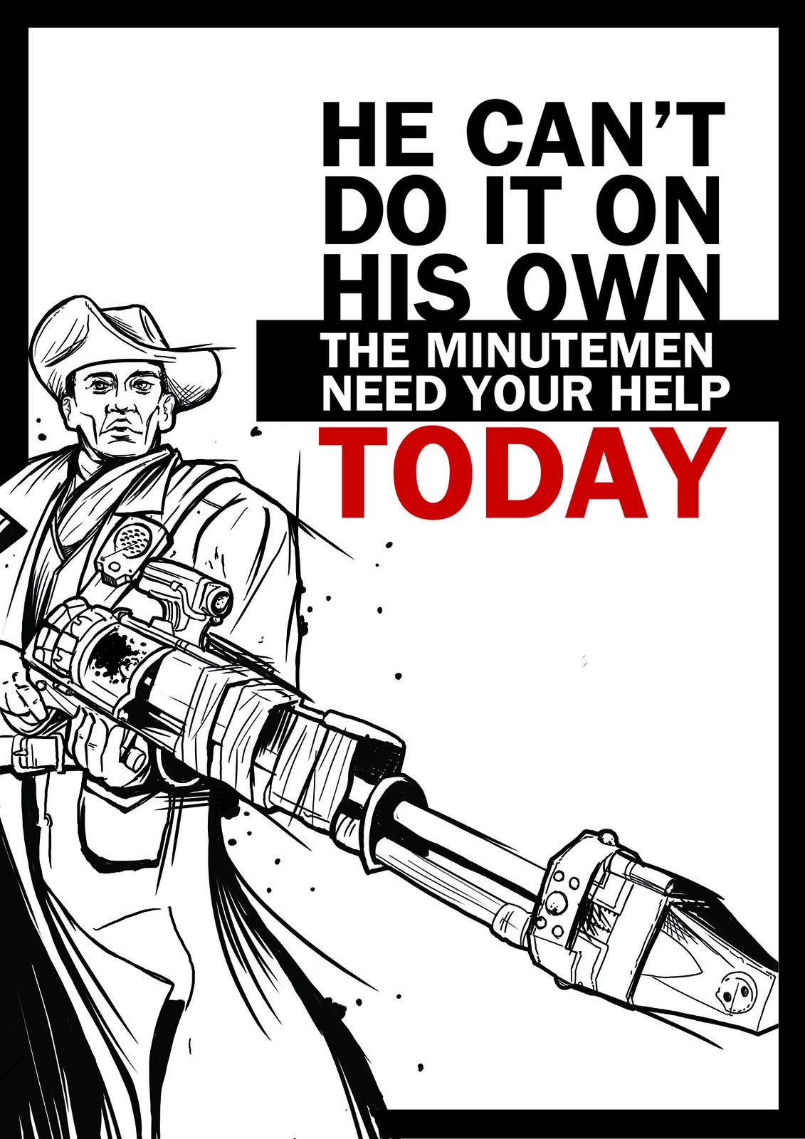 Minutemen propaganda poster - Fallout 4