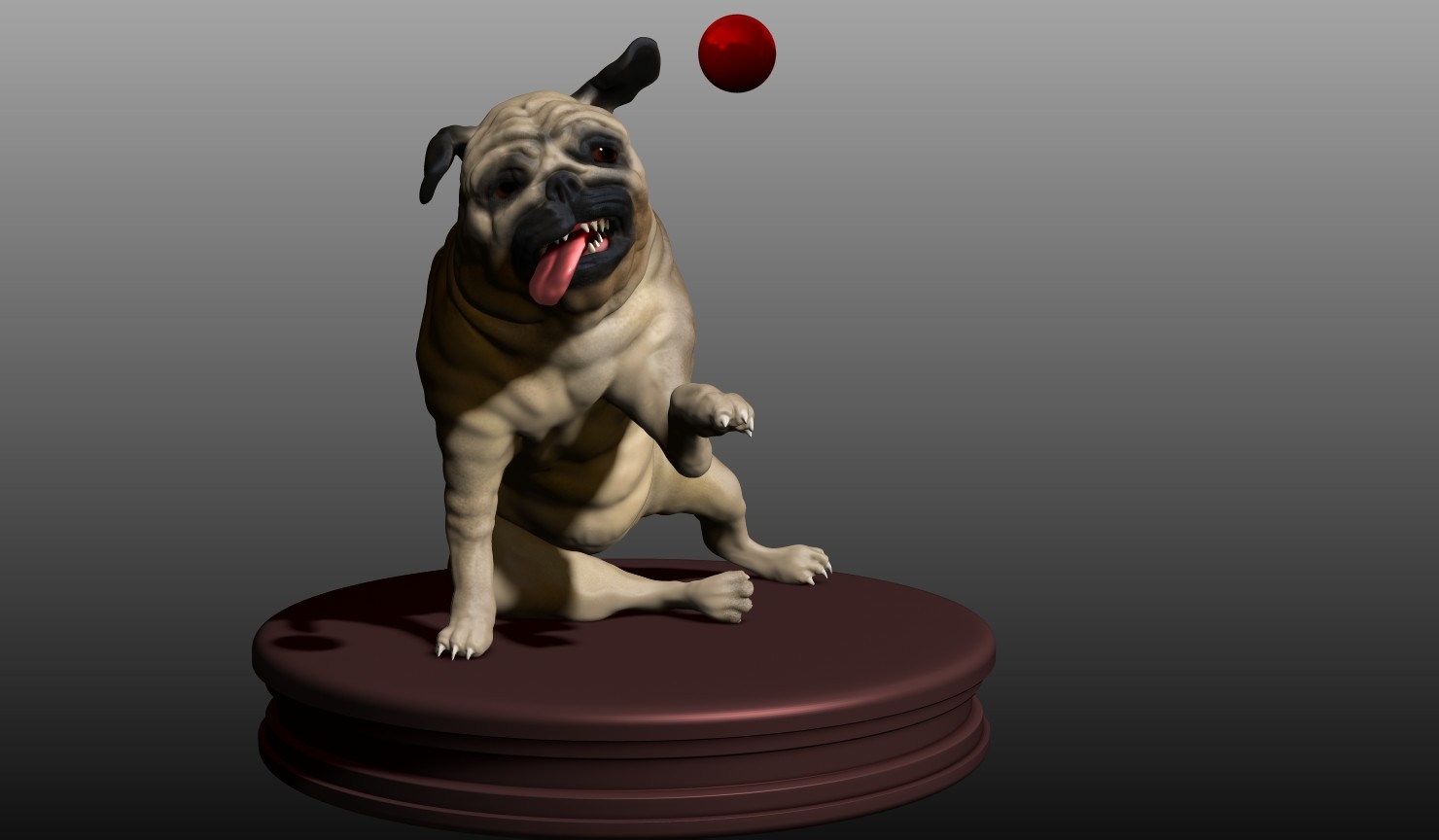 Participated in a speedsculpt competition. The task was to sculpt a dog. This is my entry.