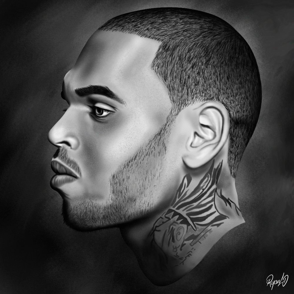 ArtStation - Chris Brown Portrait