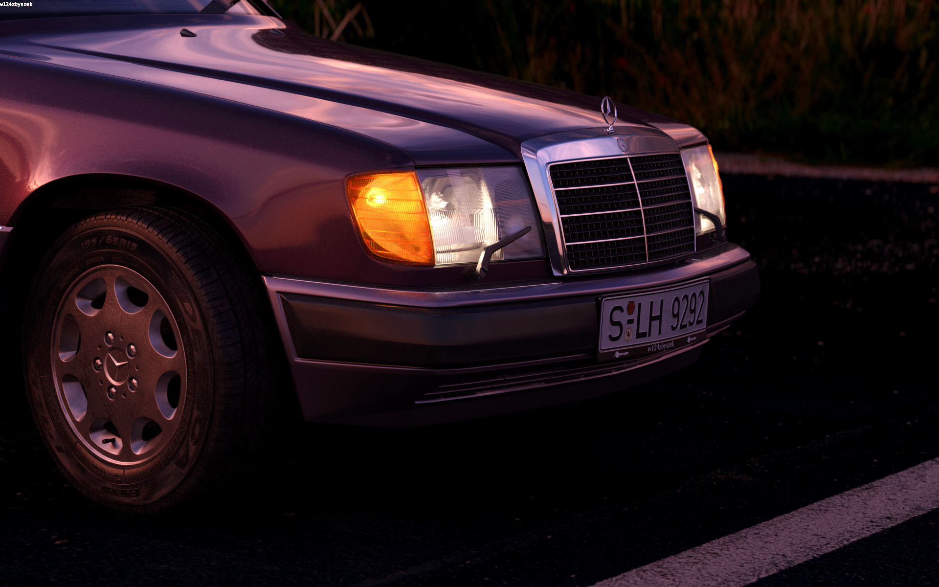 Mercedes w124 веткор