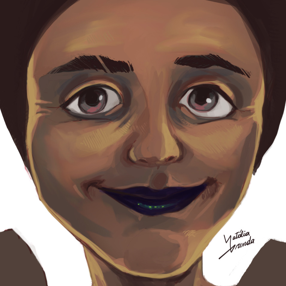 Brenda Natalia Painting Tests On Photoshop
