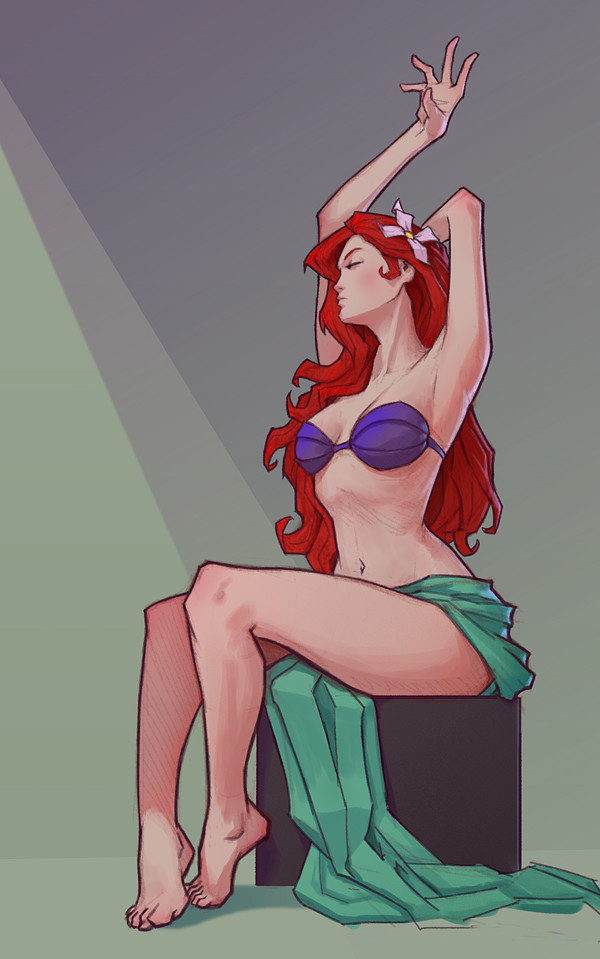 Anime feet ariel