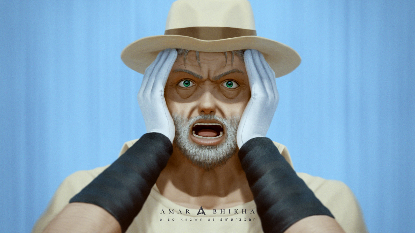 Artstation Oh My God It S Old Man Joseph Joestar Amar Bhikha