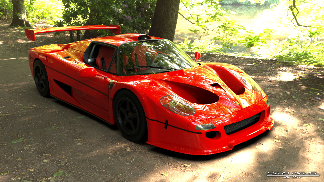 Cyro Miguel Test Render Ferrari F50 GT
