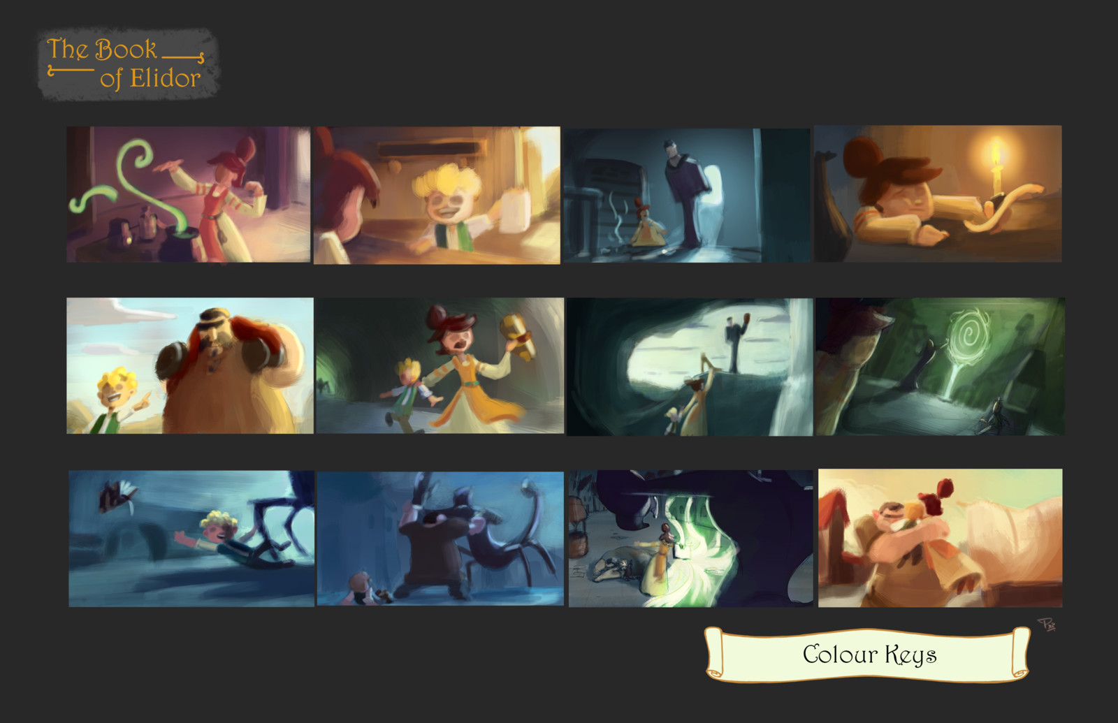  Colour Keys - Book of Elidor 