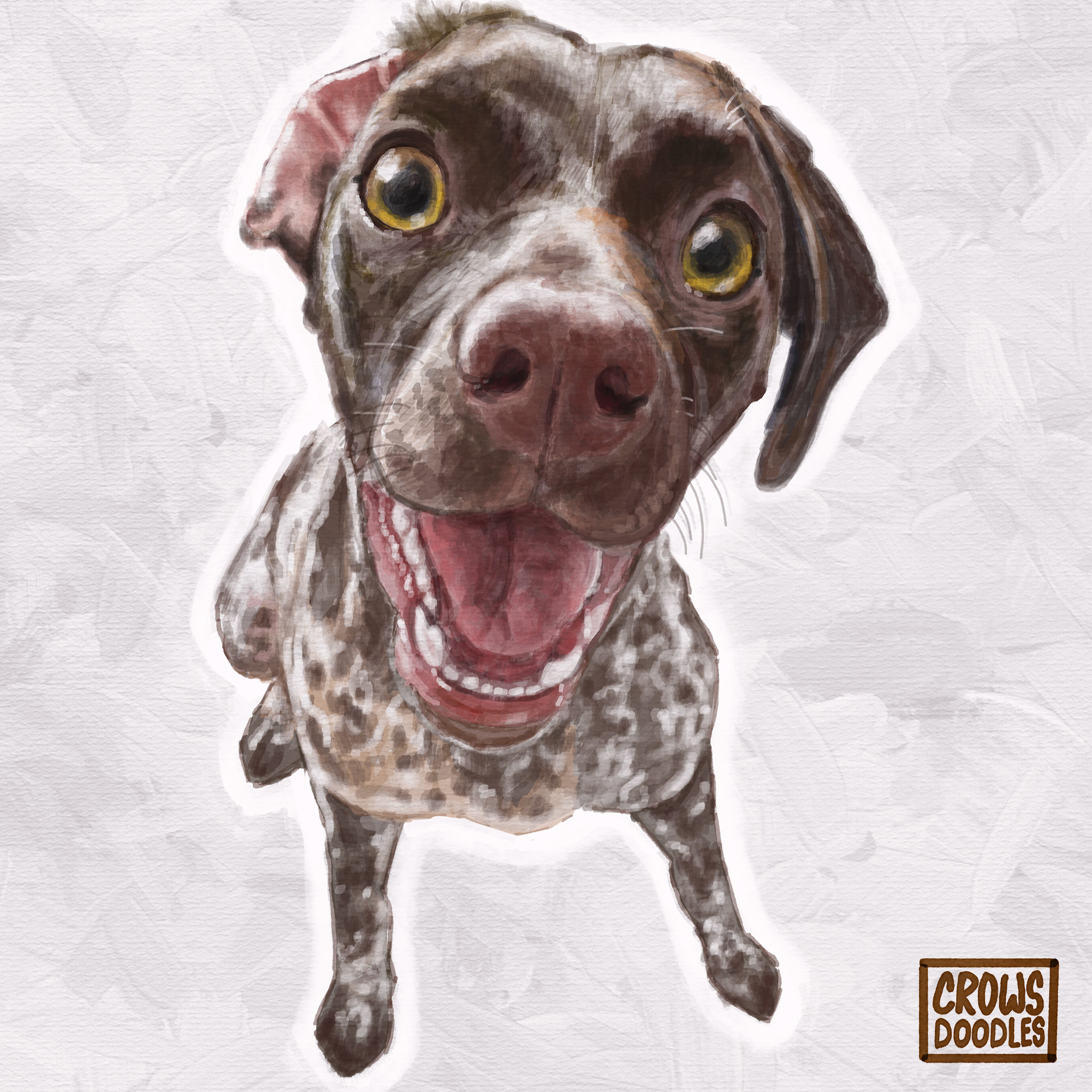 Ciro Paulino Dacosta Painting Of My Happy Dog Eevee