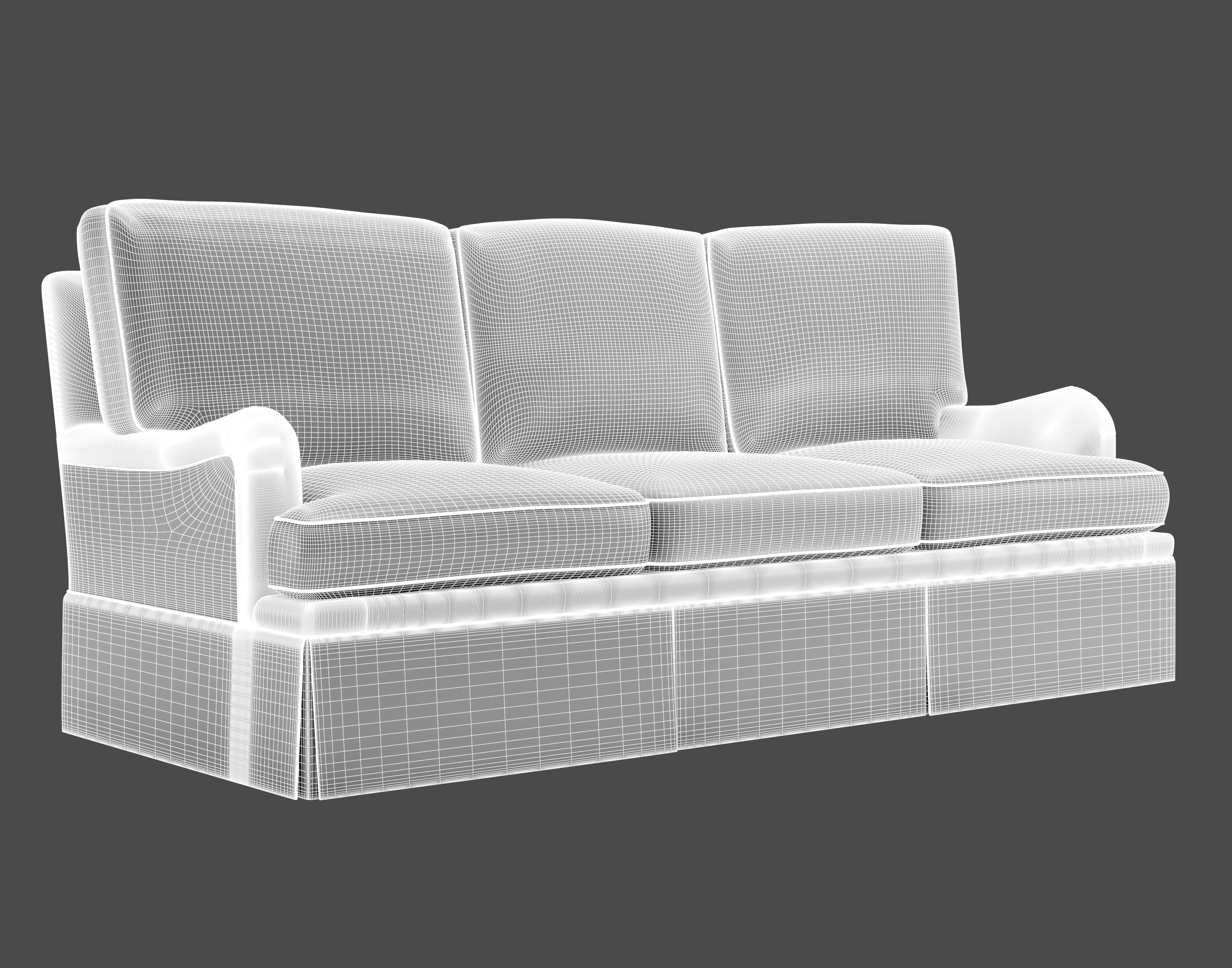 Sofa Style 1 - Wireframe