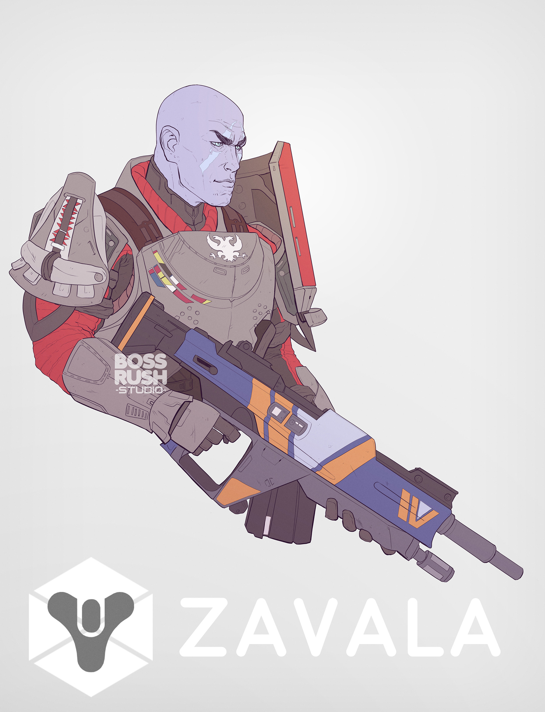 ArtStation Destiny 2 Zavala personal piece