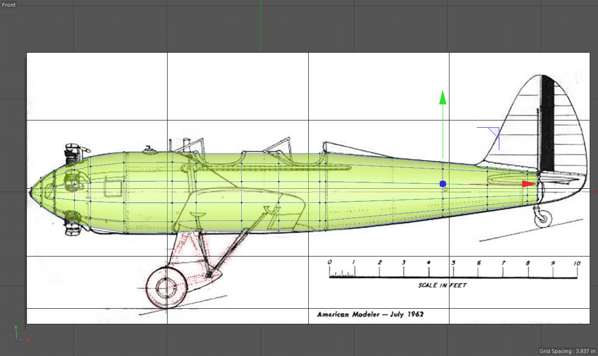 Shaping the fuselage side