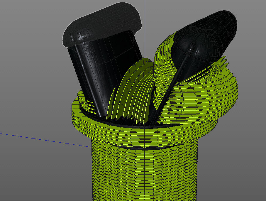 I'm really just eyballing it from here, using several photos of the engine which wasn't too easy to find photos of.