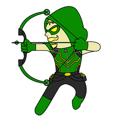 Jackson Young Portfolio How to draw green arrow, chibi superheroes. jackson young portfolio