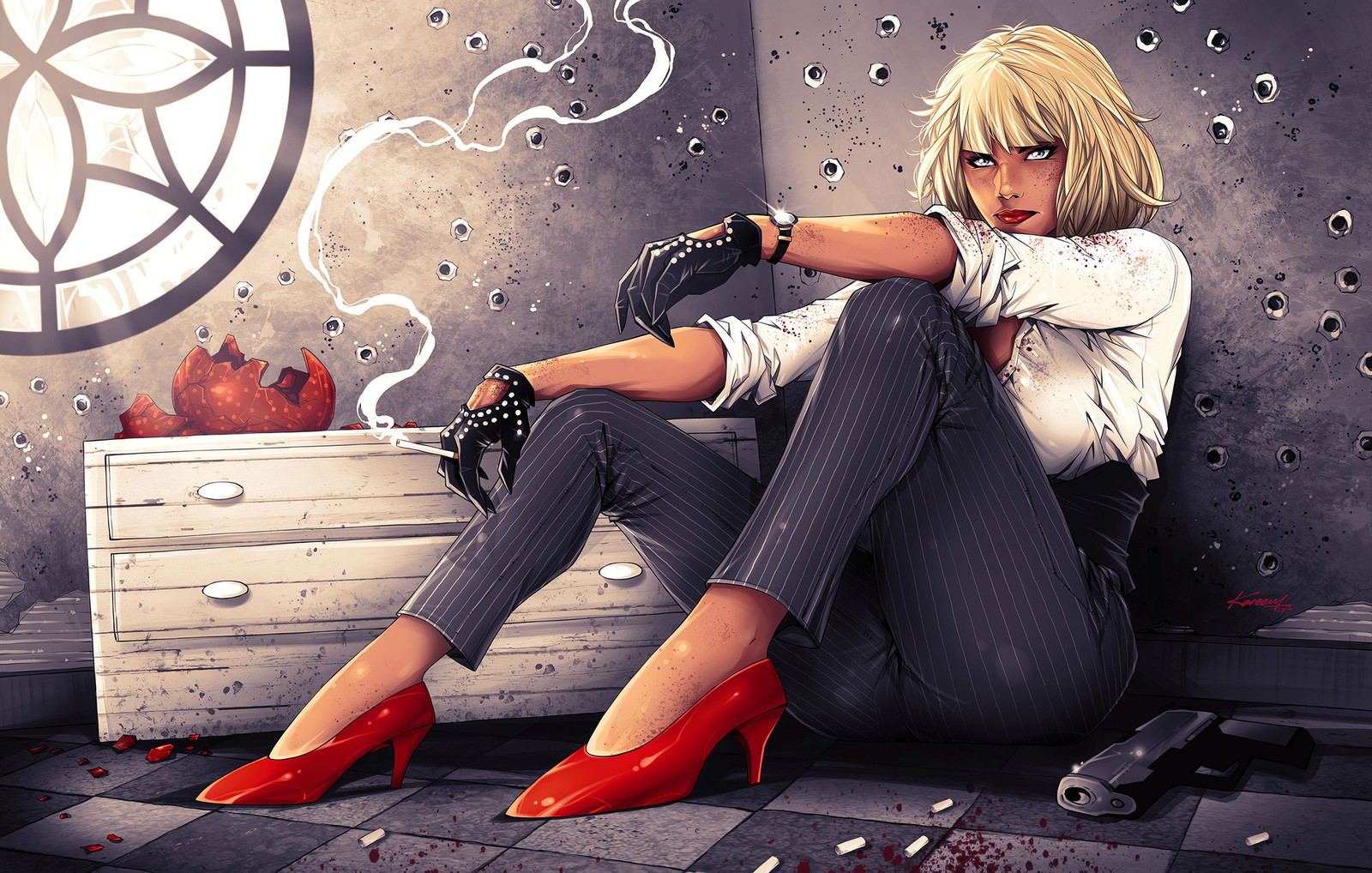 Not Today!.. Atomic Blonde Contest on Deviant Art.