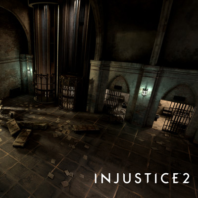 Arkham Asylum Interior - Injustice 2 Mobile