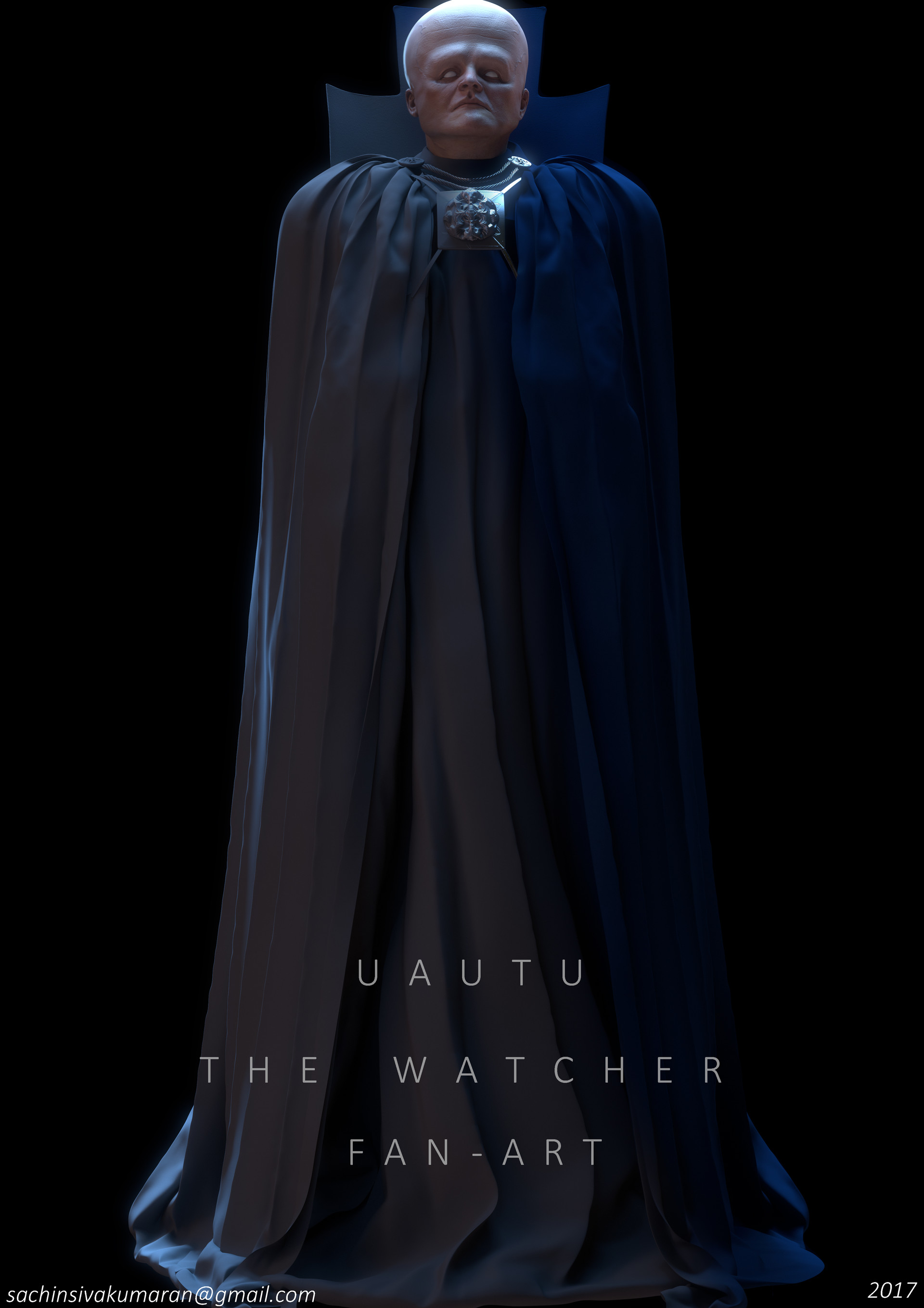 Illmosis Art: Uatu the Watcher