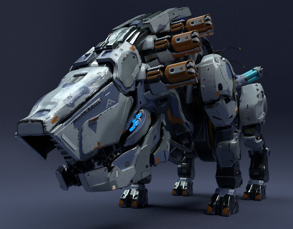 Artstation Behemoth From Horizon Zero Dawn Theo Domon