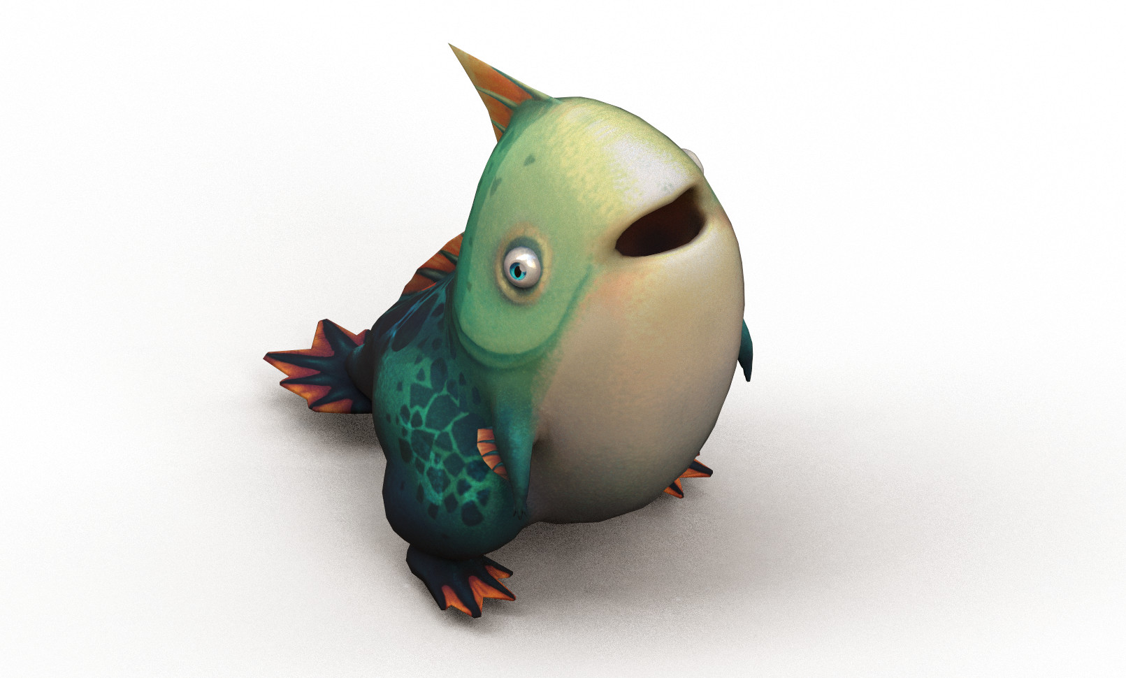 photo Creature Concept Art Cute cute fish creature bomjeshes