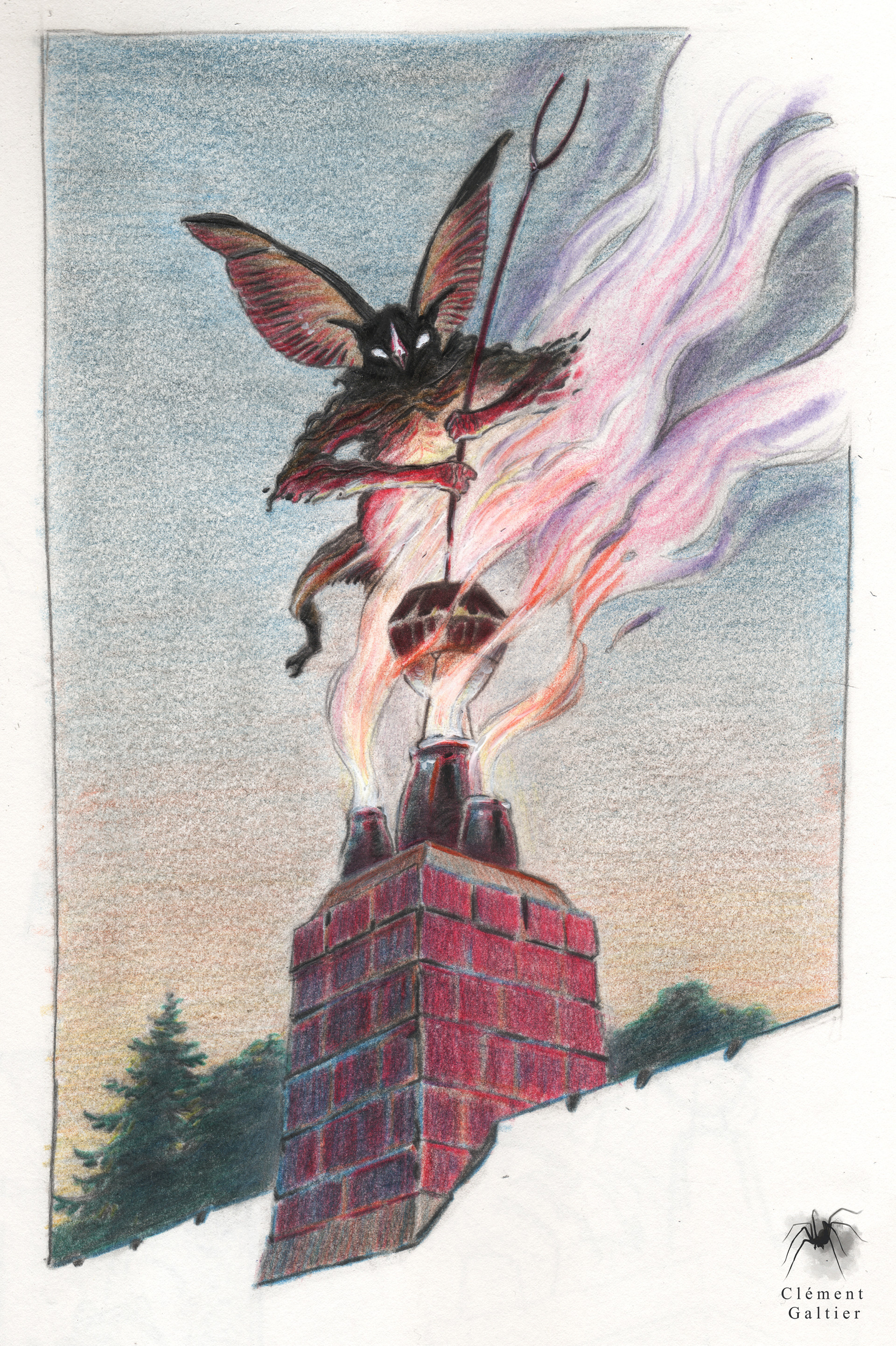 ArtStation - Chimney devil