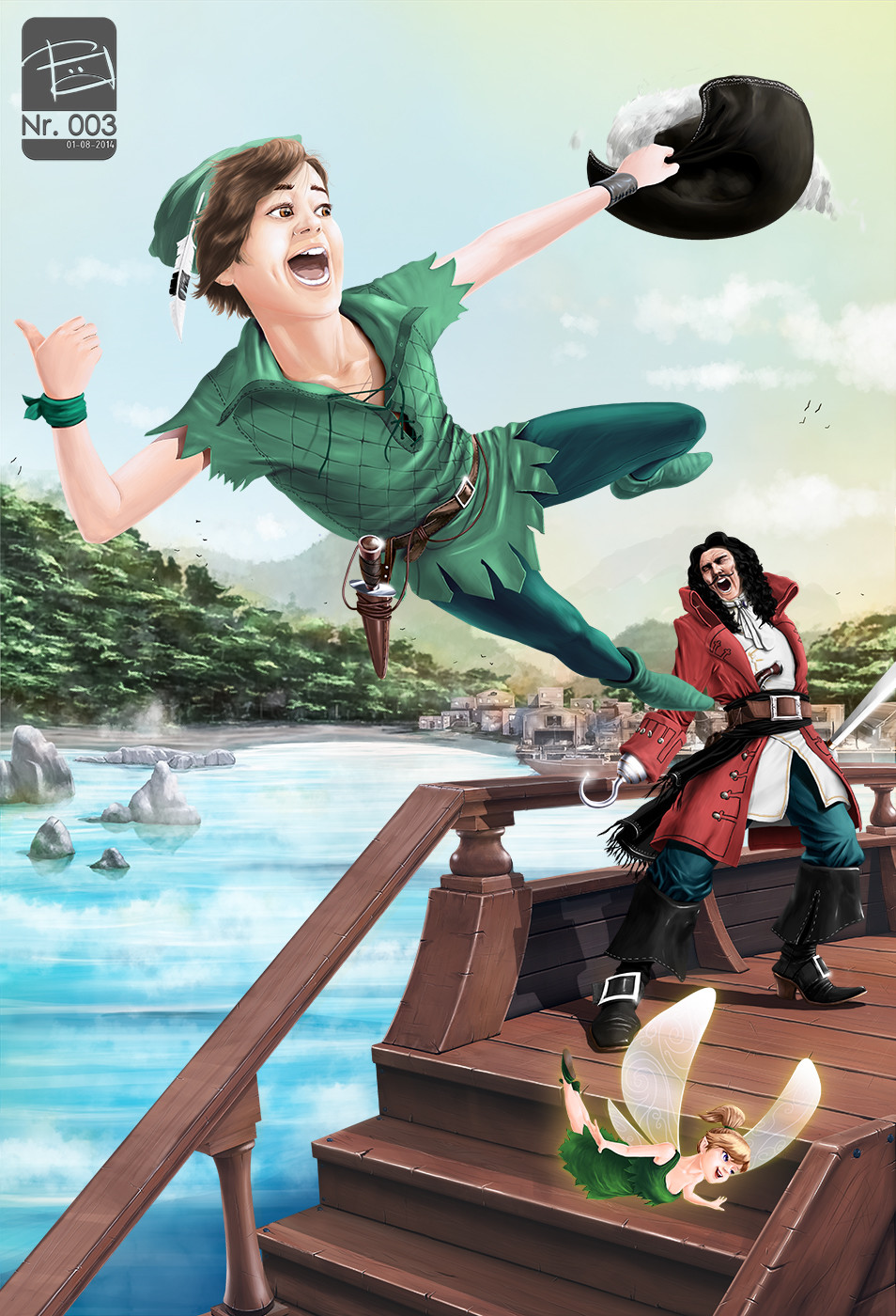 Peter Pan and Captain Hook, Akın ÖZKAN.