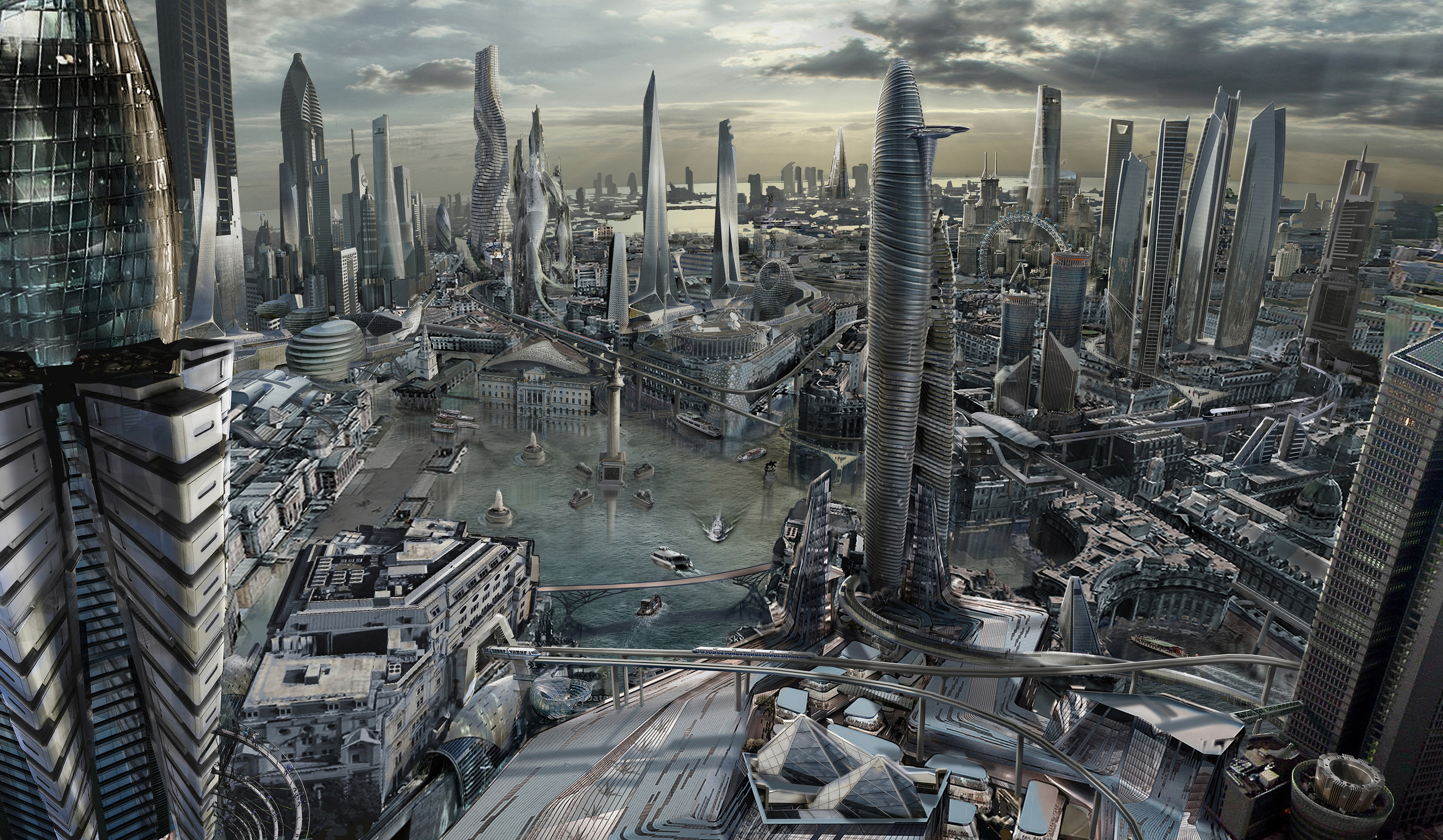 Будущее провинции. Город в будущем. Город шан-суи. Экогород донгтан. Анно 2022.