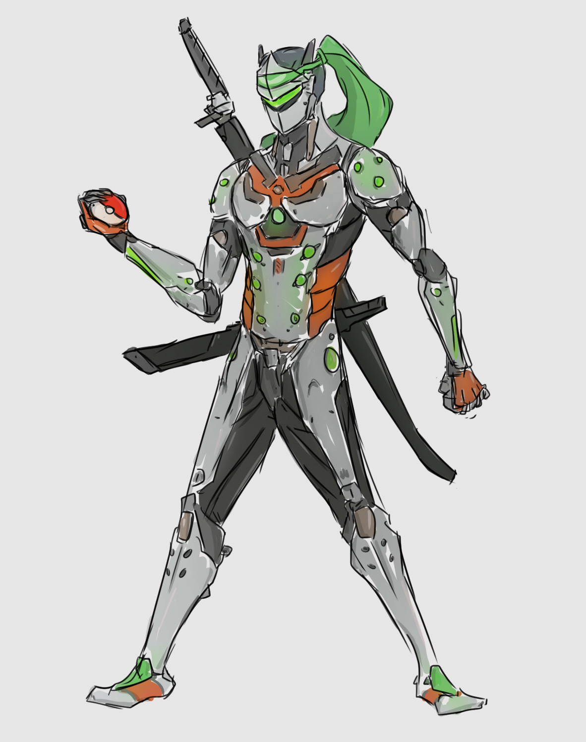 Jorden Prussing Genji Dressed As Pokemon Trainer
