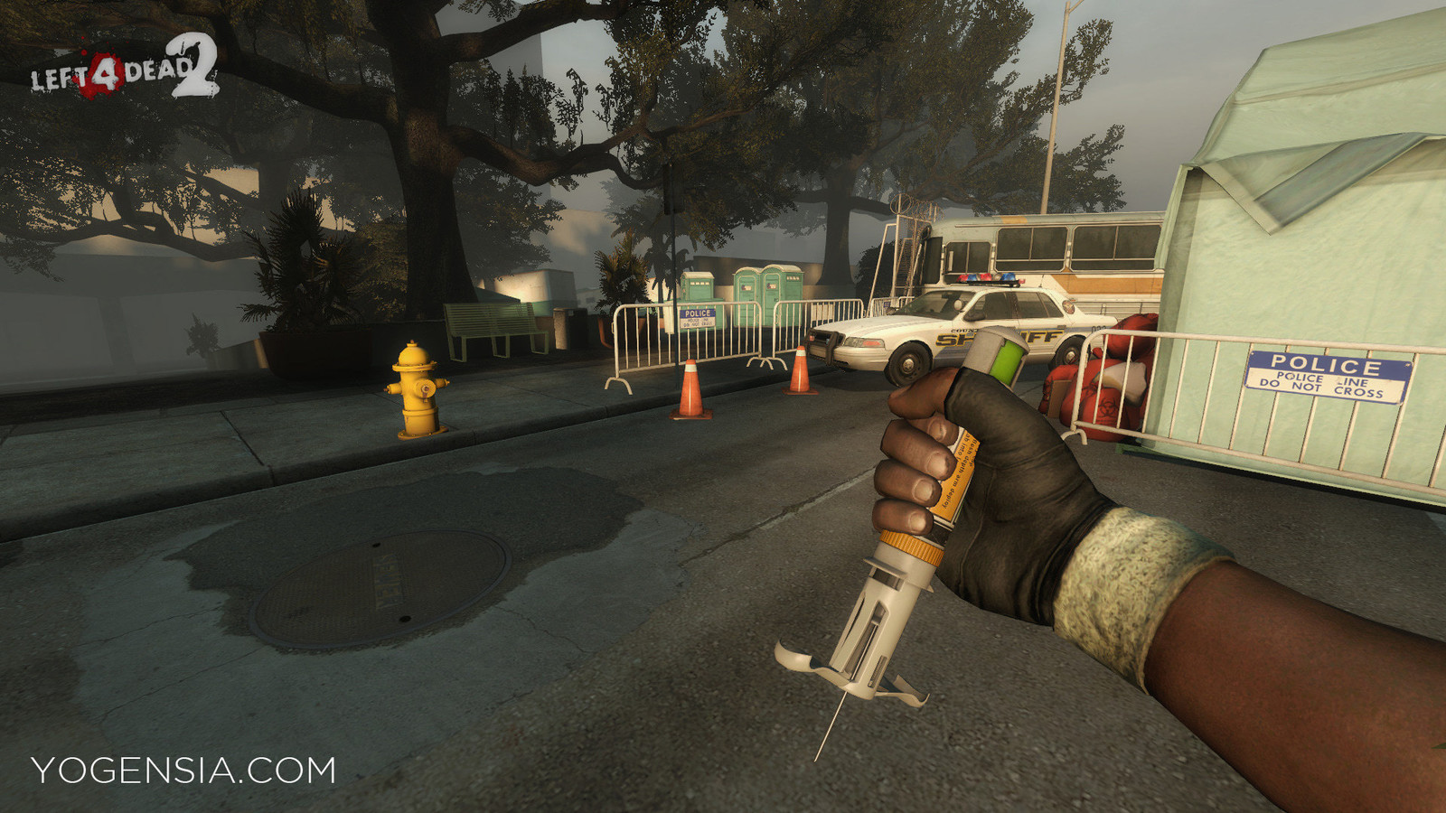 Left 4 Dead 2 Screenshot (with PBR textures "corrected" to fit the engine)