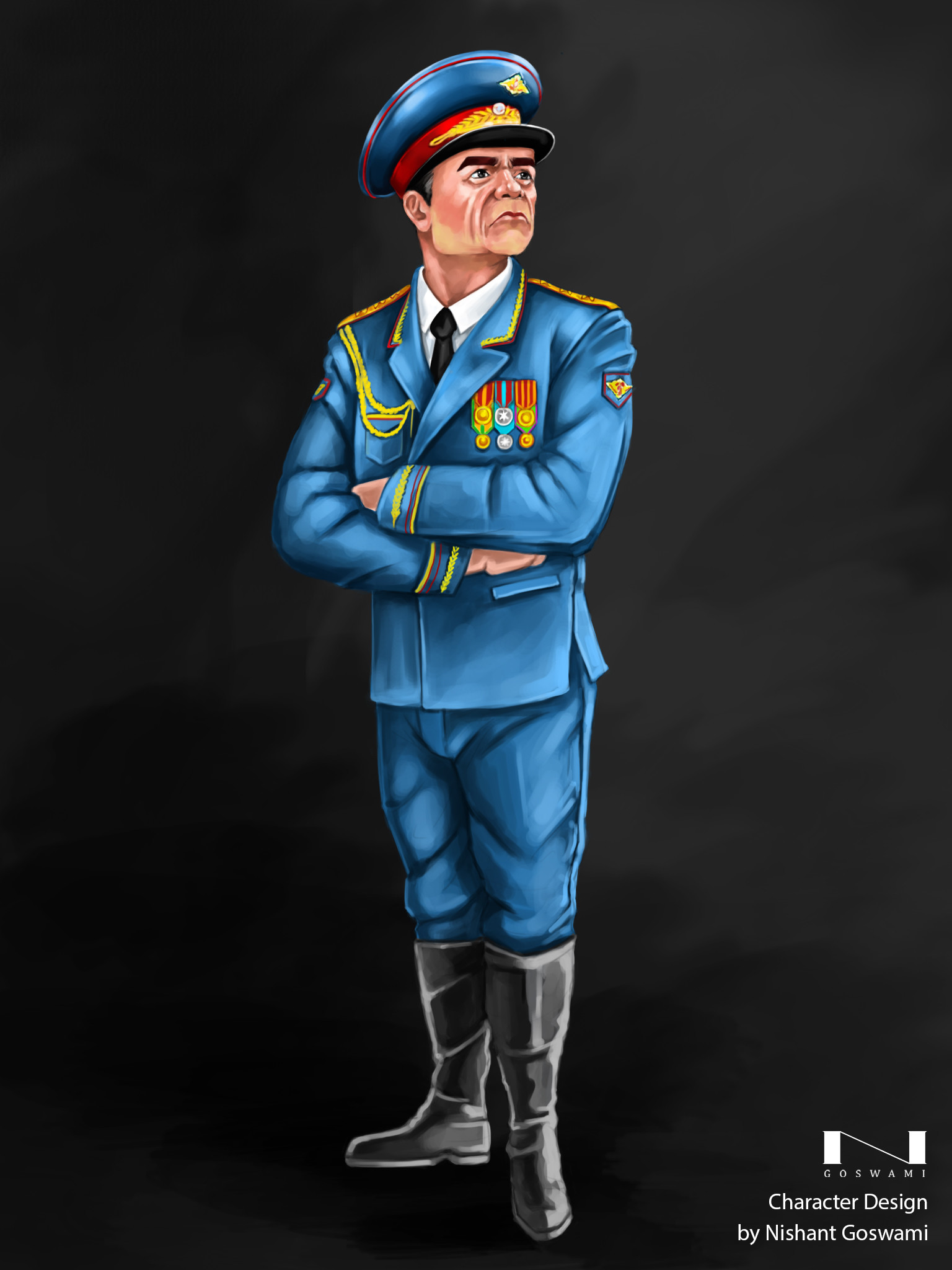 Artstation Character Design Of A Russian Army General
