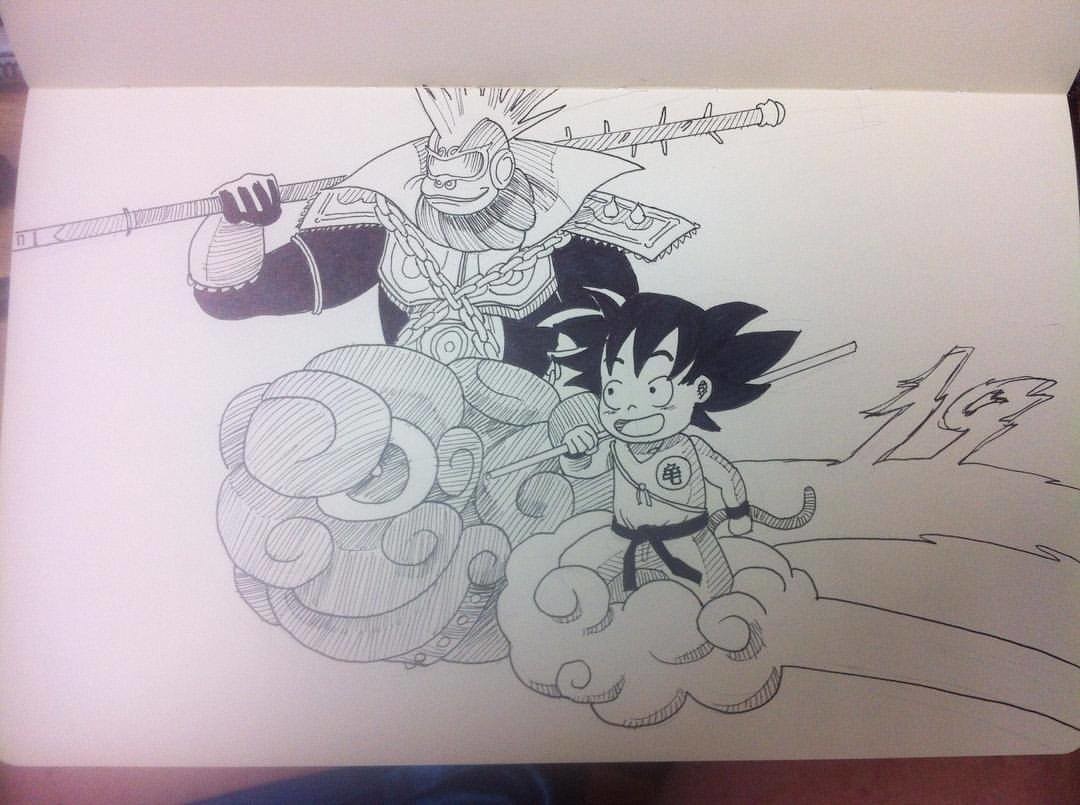 Day 19 - Cloud (Dragon Ball Z and Persona 5)