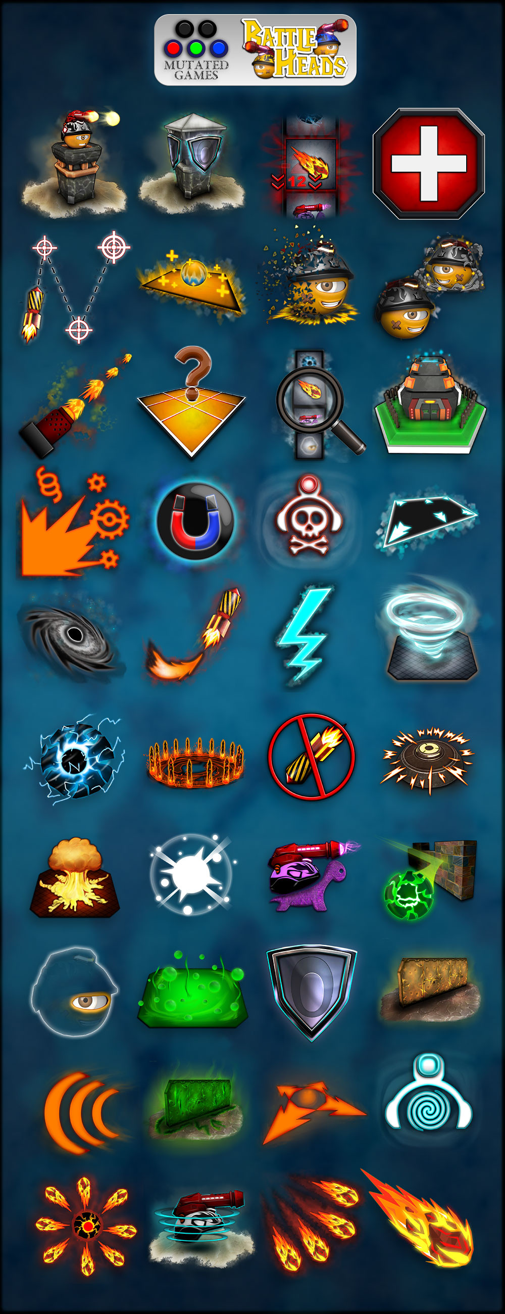 Artstation Battle Head Game Ui Icons Chirag Hirani