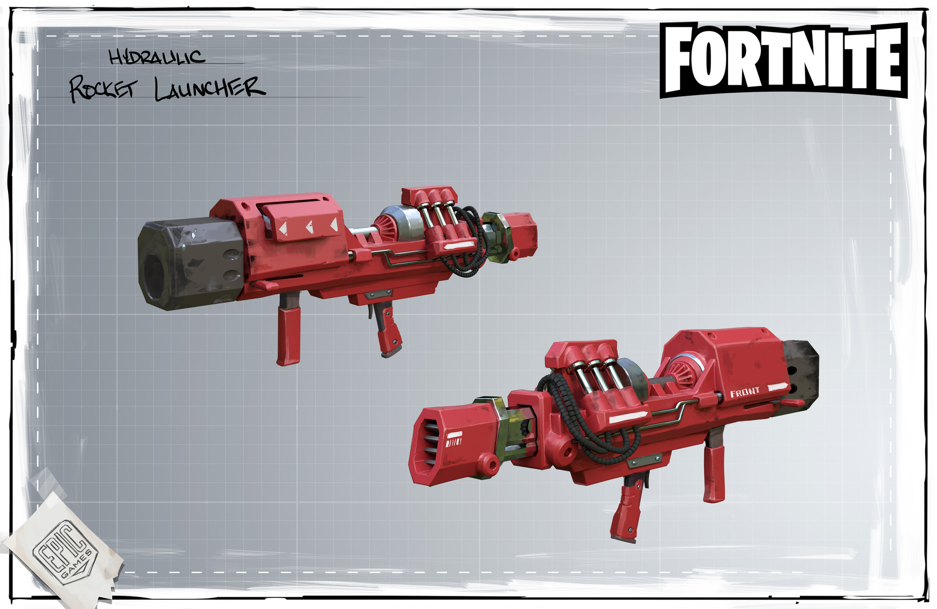 Fortnite Hydraulic Weapons Artstation Fortnite Hydraulic Weapons Mark Behm
