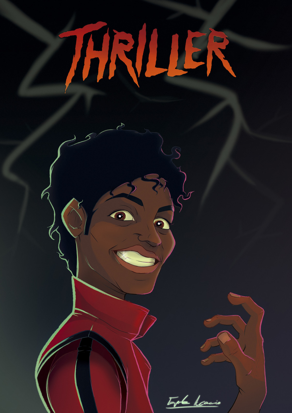 Artstation Thriller Night Michael Jackson Erik Acacio Nieto