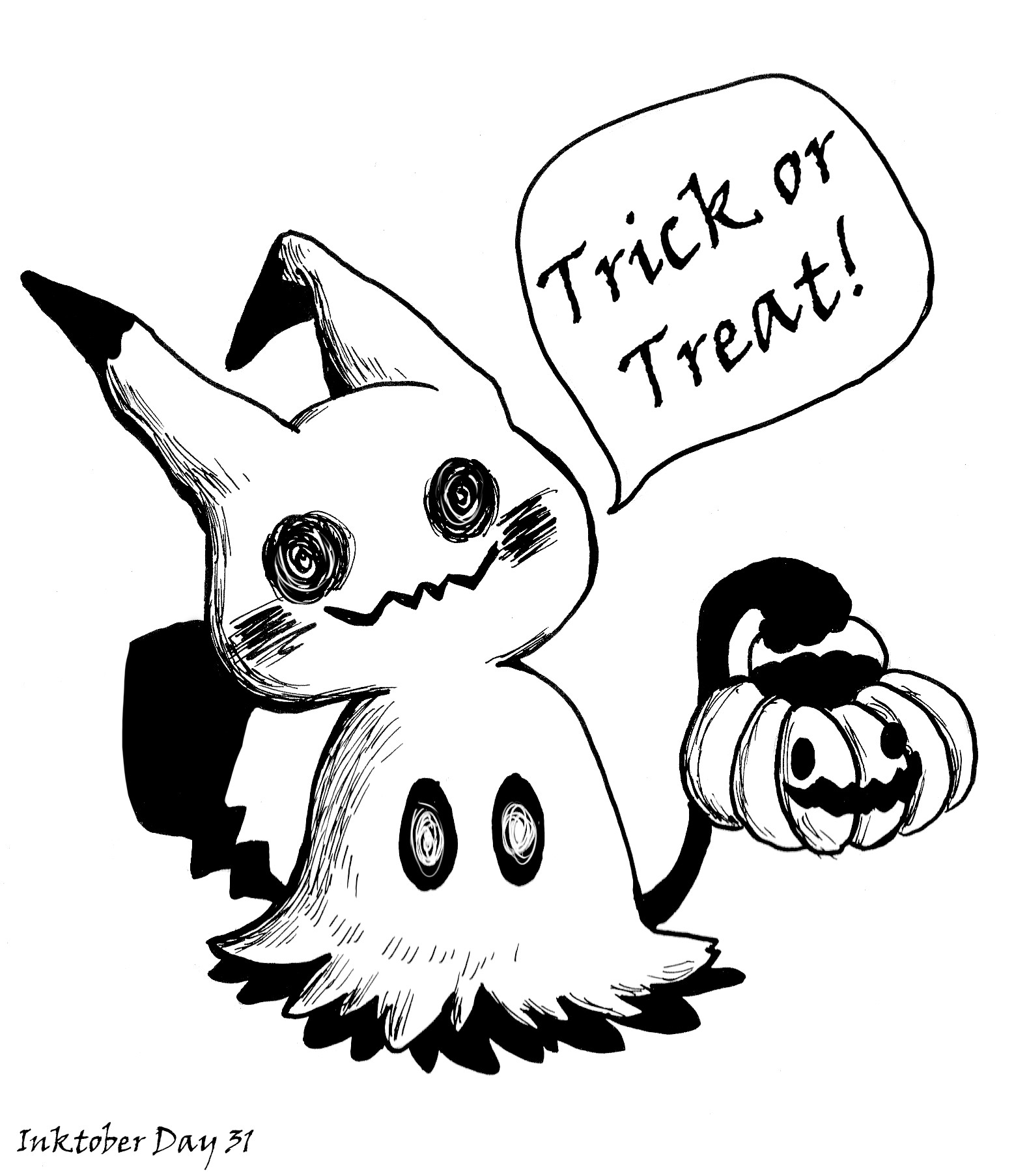Katsudon 🍚 VGEN on X: #mimikyu for #inktober2021. I swear I drew it in  October, just uploaded late to twitter.😬 #pokemon   / X