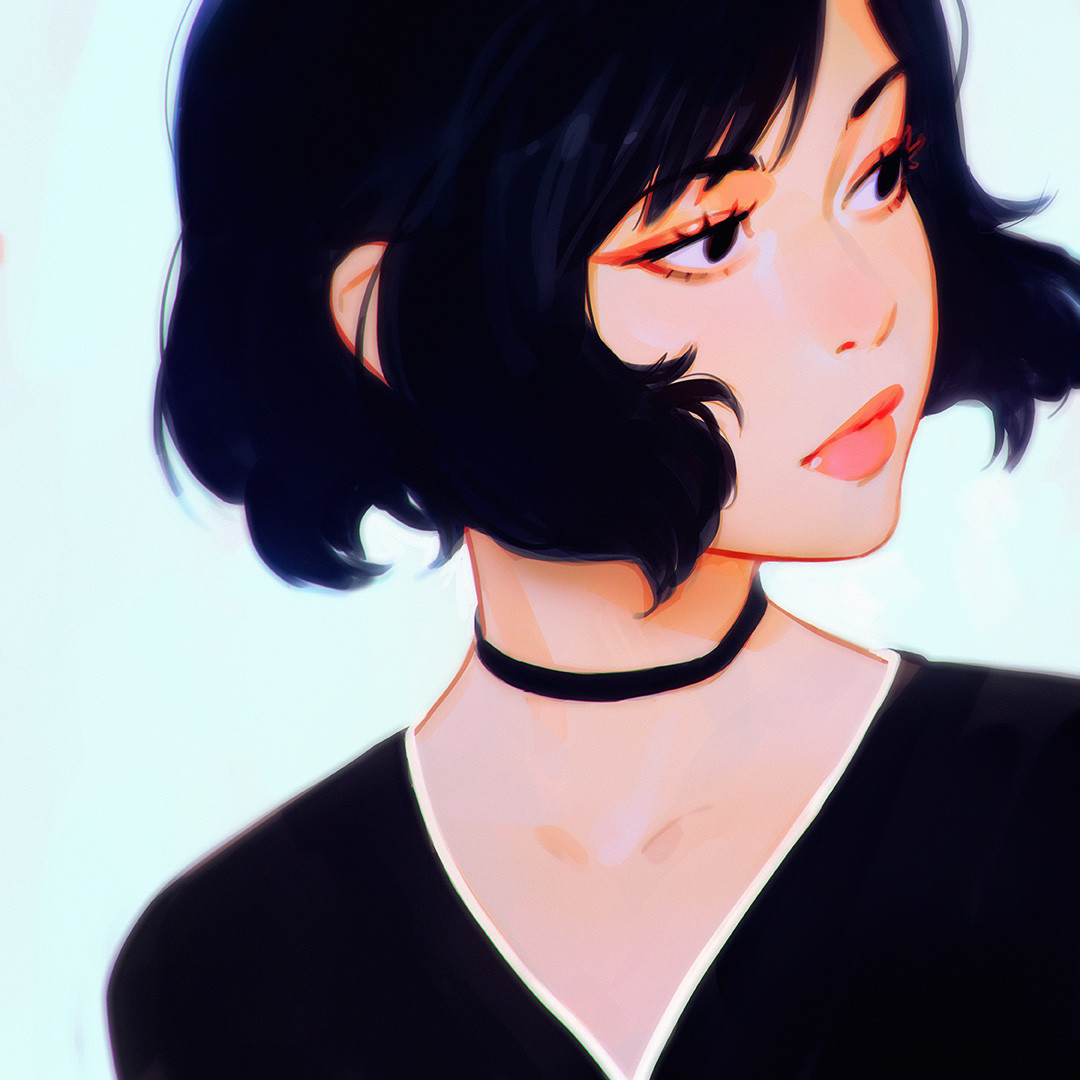Anime Girl With Short Hair Tumblr