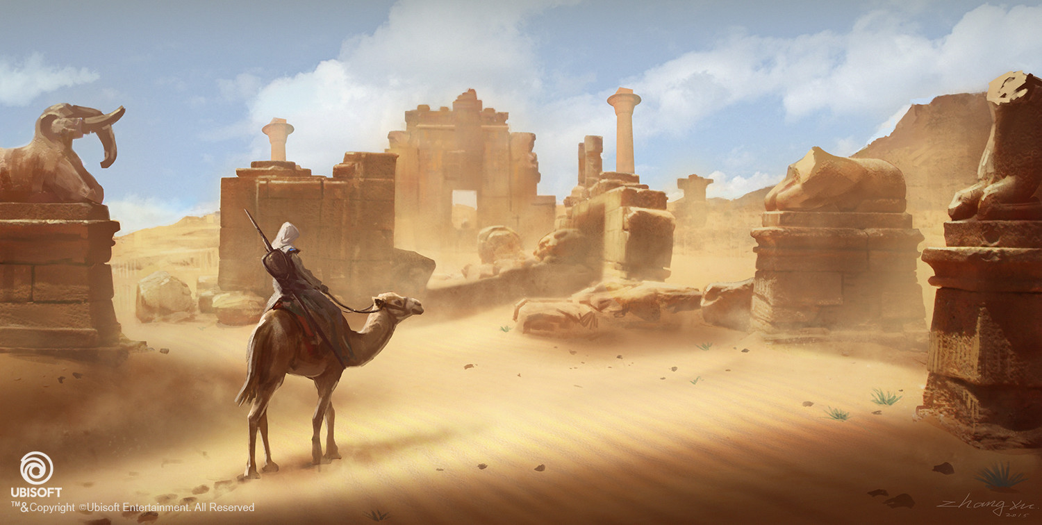 Xu Zhang - Assassin's Creed Origins concept art