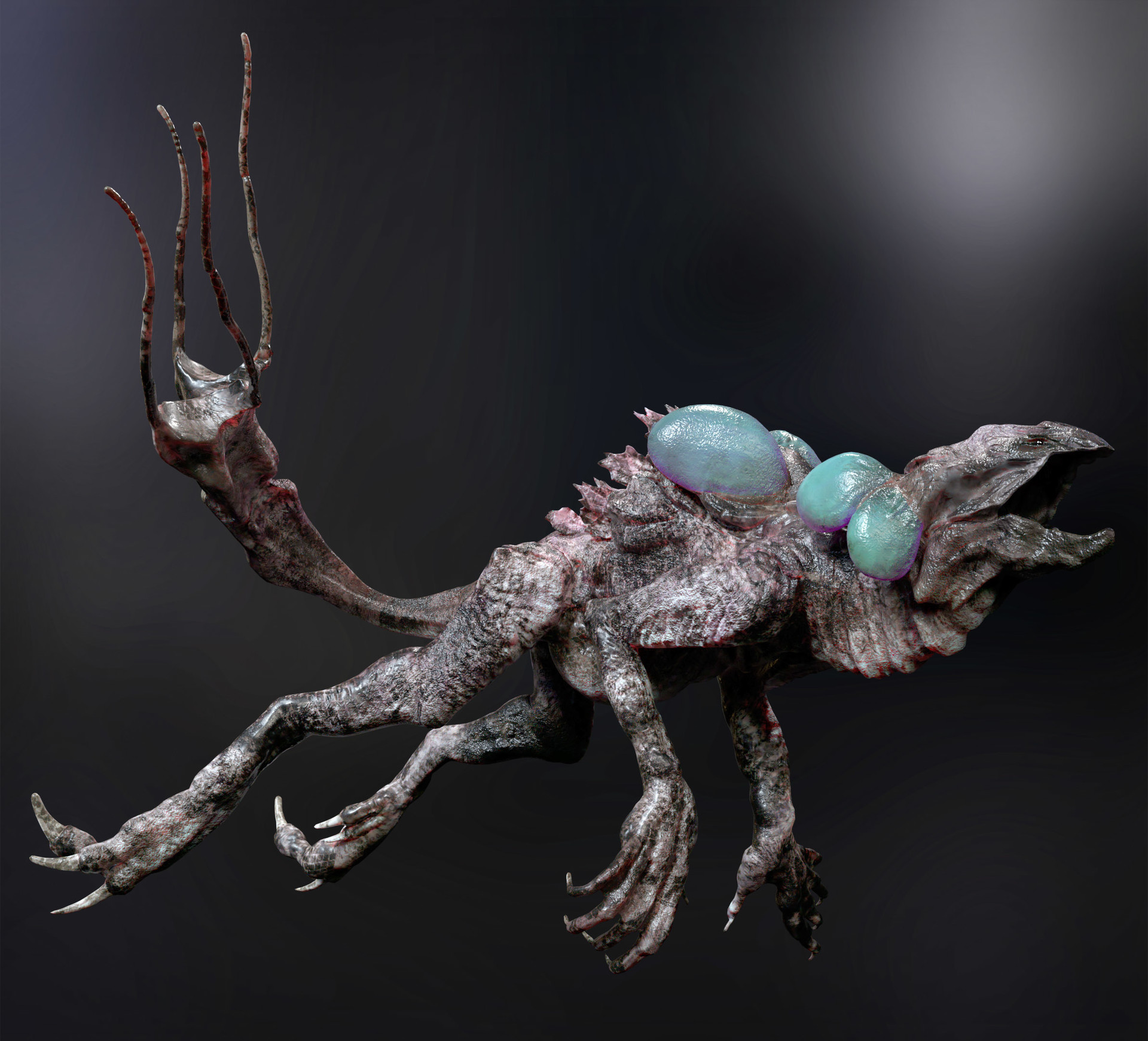 Artstation Deep Sea Alien Isak Kjolen