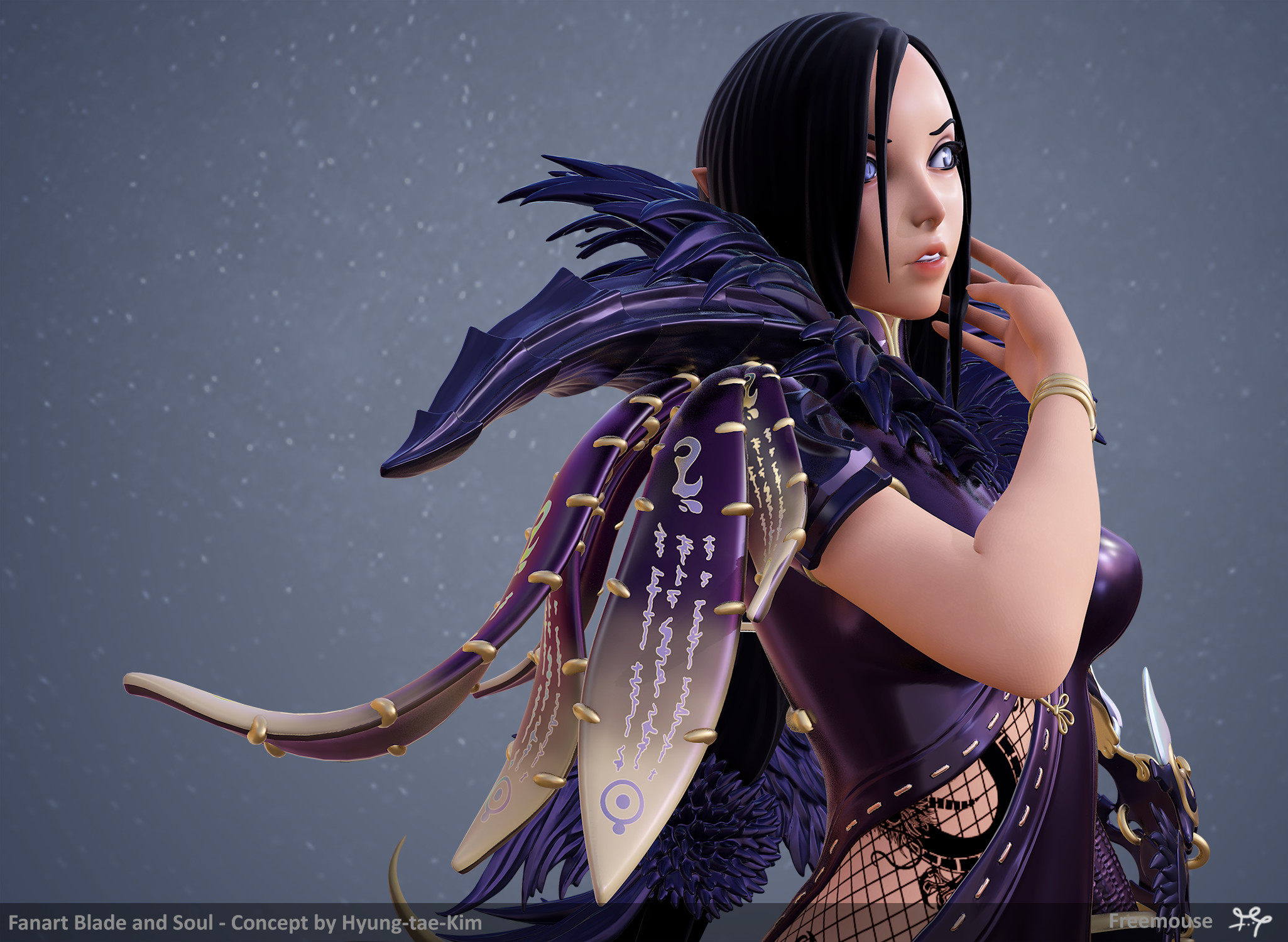 Freemouse Blade And Soul Jinsoyun Fanart