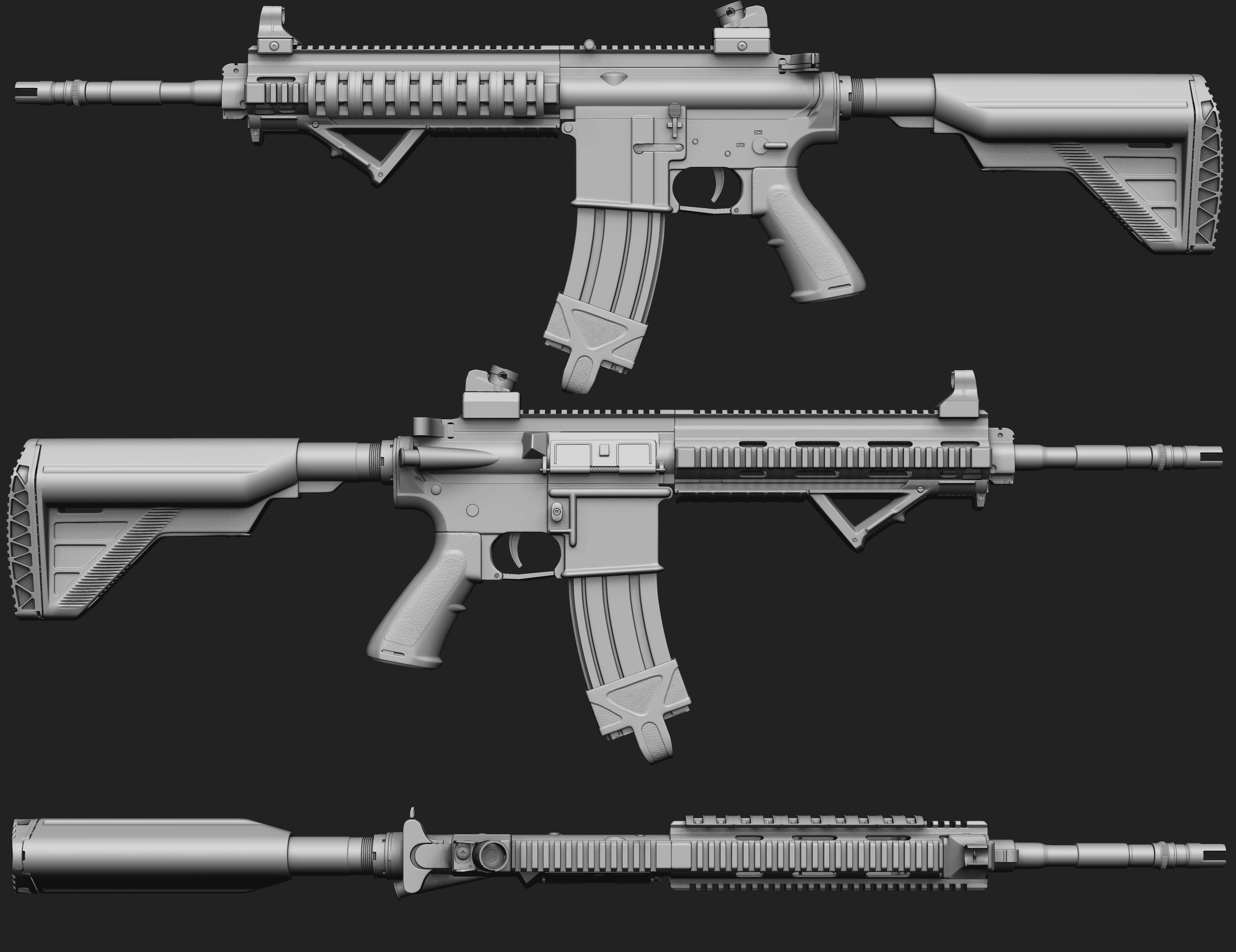 Как в пабг сделать оружие. М 16 И HK 416. М416 автомат ПАБГ. М4а1 референс. М416 винтовка.
