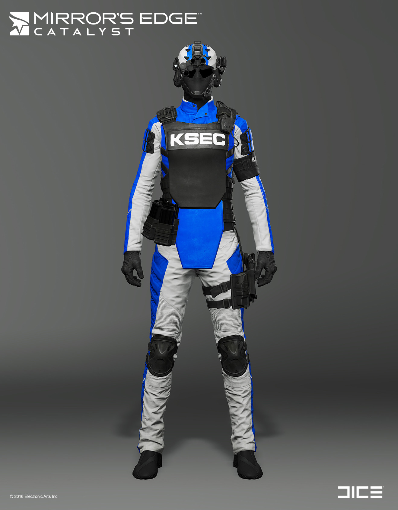 Rui Mu Mirror's Edge Catalyst Enemy Female Enforcer