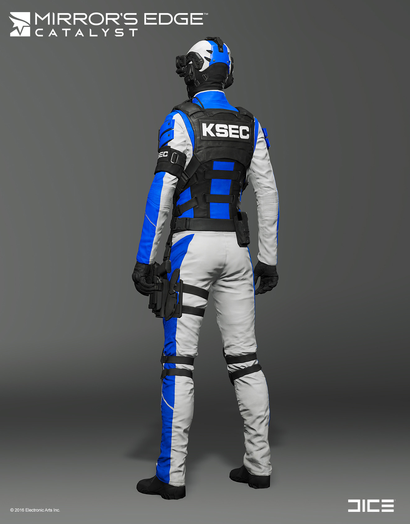 Rui Mu Mirror's Edge Catalyst Enemy Female Enforcer