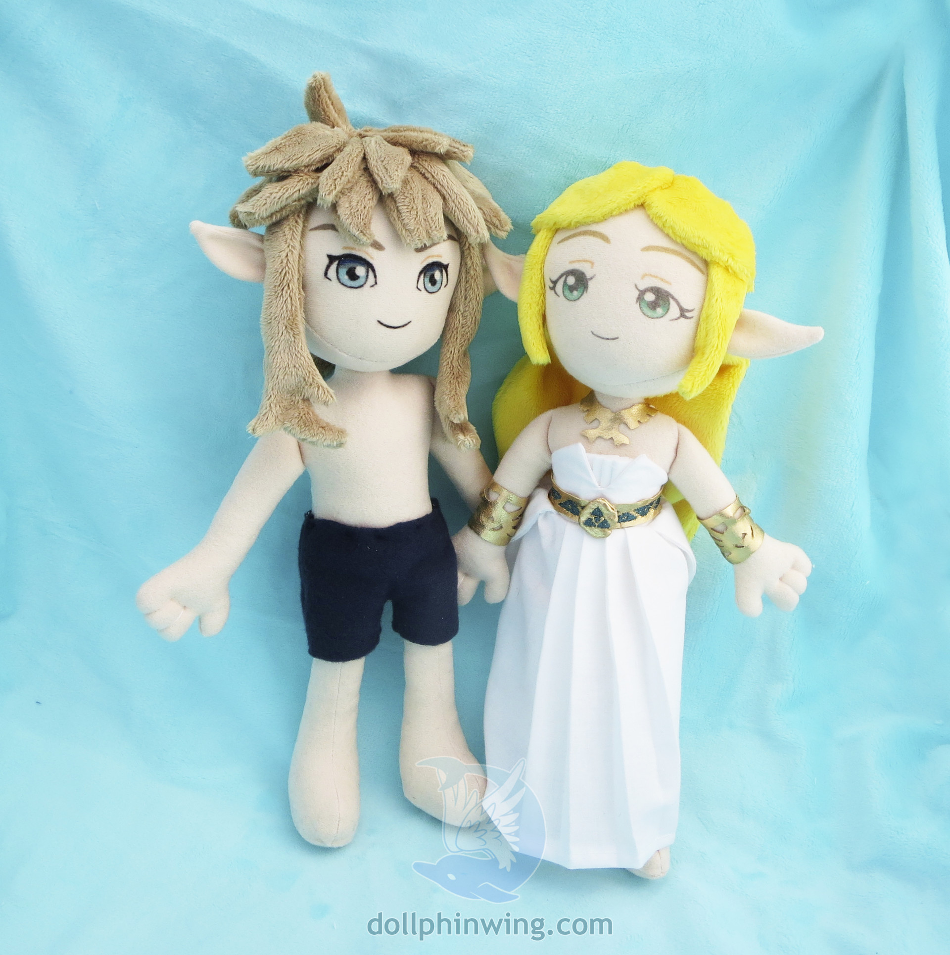 ArtStation - Breath of the Wild Link and Zelda Plush Doll