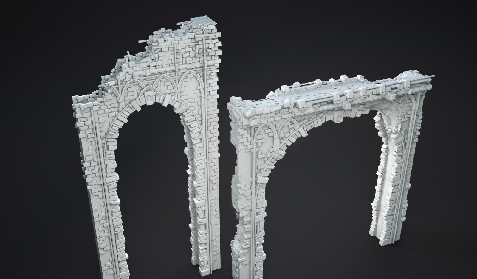 Two secondary bridges. Some elements of destruction by Laurent Pierlot and Craig Chun.