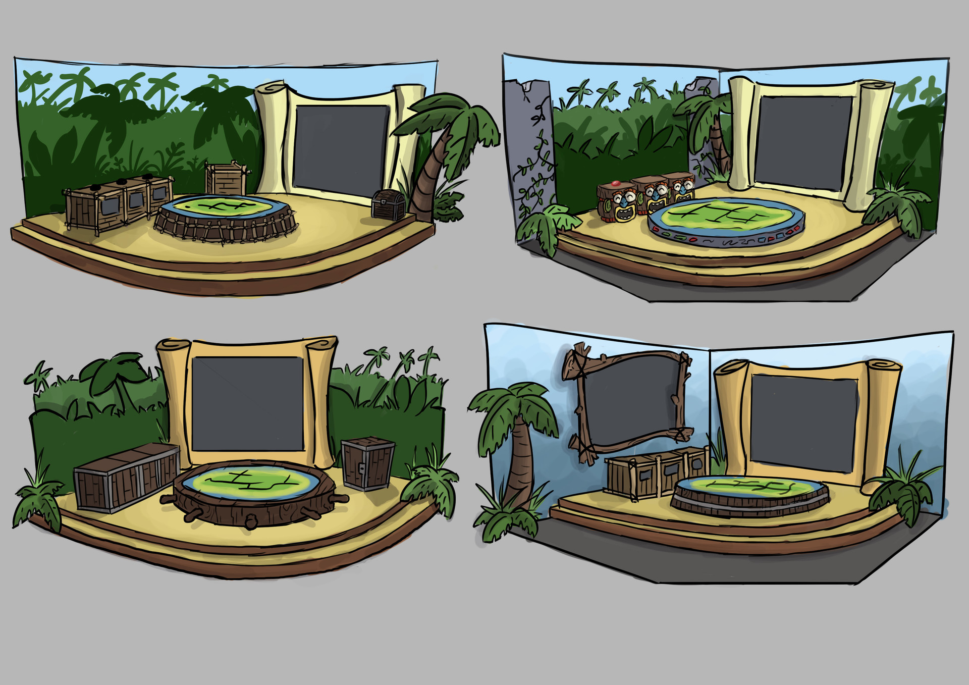 Game show set design