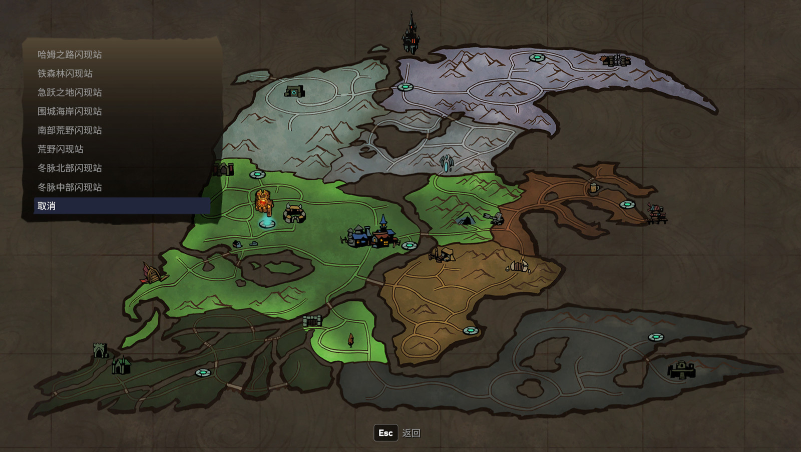 Mini map - we are a small indie team with very limited resources, so I opted to keep the minimap simple by not showing any side dungeons to avoid spoilers and help encourage exploration.