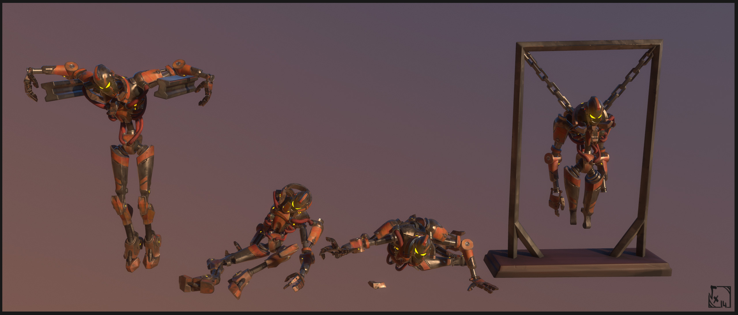 VIctimBots - Used to add some "life" in closer environments, one thing we thought about at the beginning was to use them as ragdolls before the fight to allow players having some fun while staying in their spawners ^^