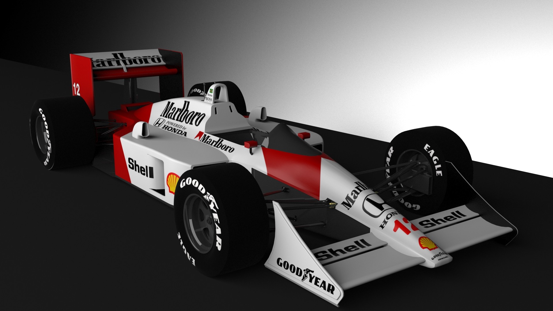 ArtStation - 1988 McLaren MP4/4