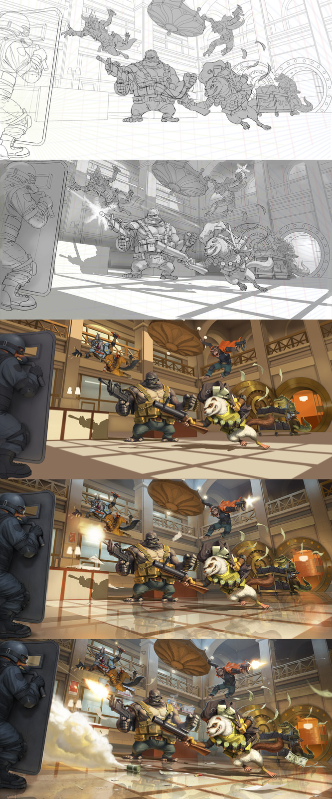 stages