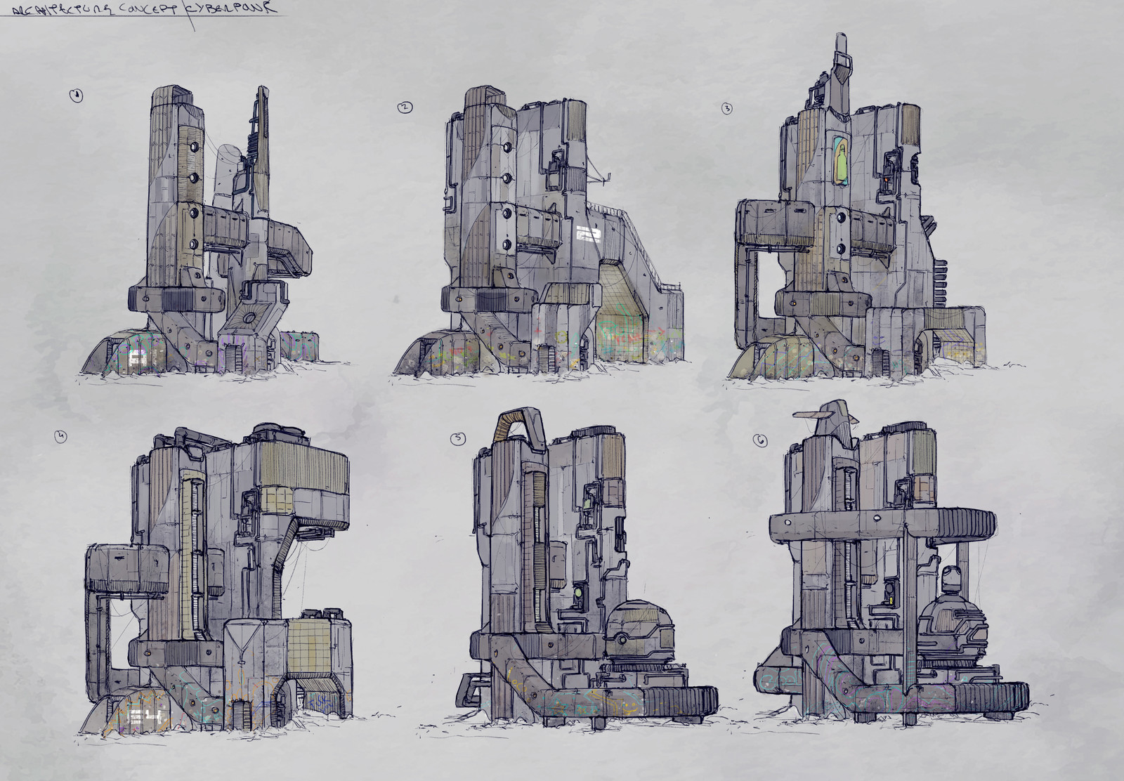 City structures concepts 