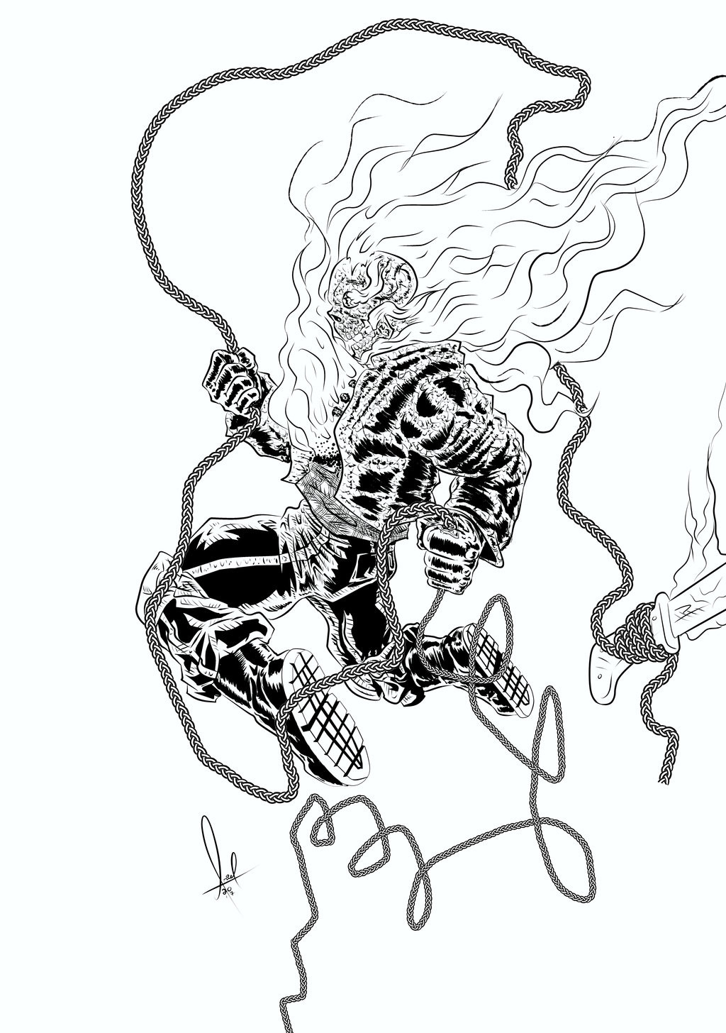Artstation Ghost Rider Sov Chains Ariel Duran