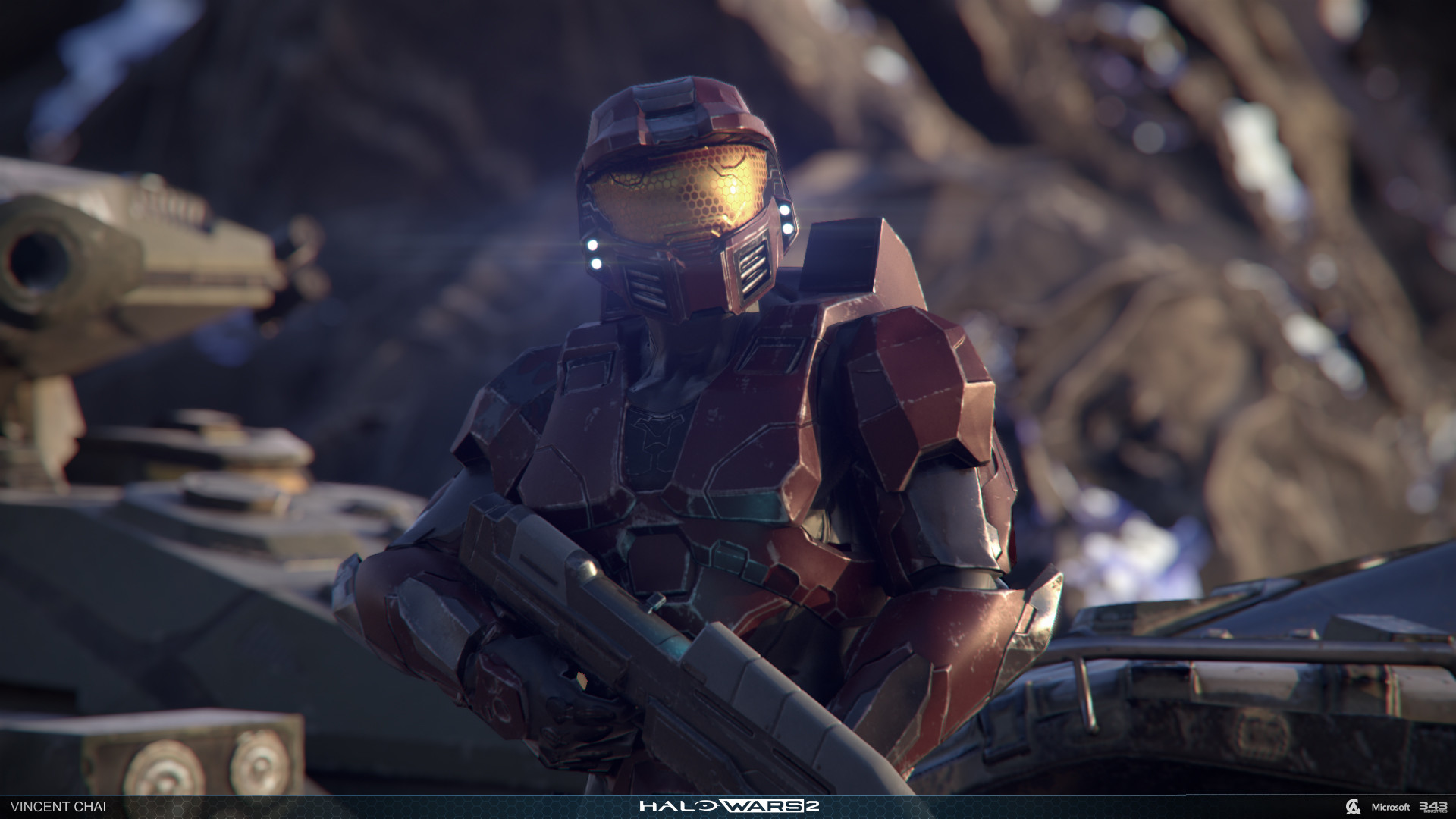 Artstation Halo Wars 2 Frontend Background Video Vincent Chai