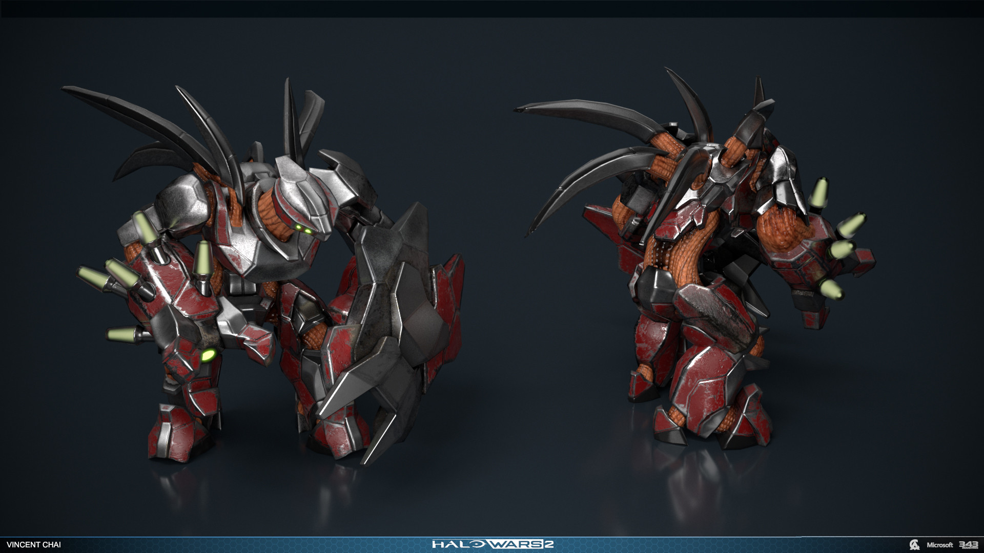 Artstation Halo Wars 2 Units Dump Vincent Chai